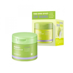 Centellian24 Пэды для лица успокаивающие - Madeca real green pore pad, 60шт
