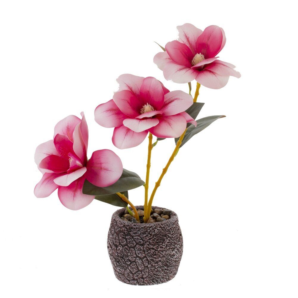 GAEM Цветочная композиция "Магнолия", L23 W18 H43 см