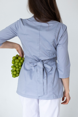 Блуза женская м288 Toray стретч серый29