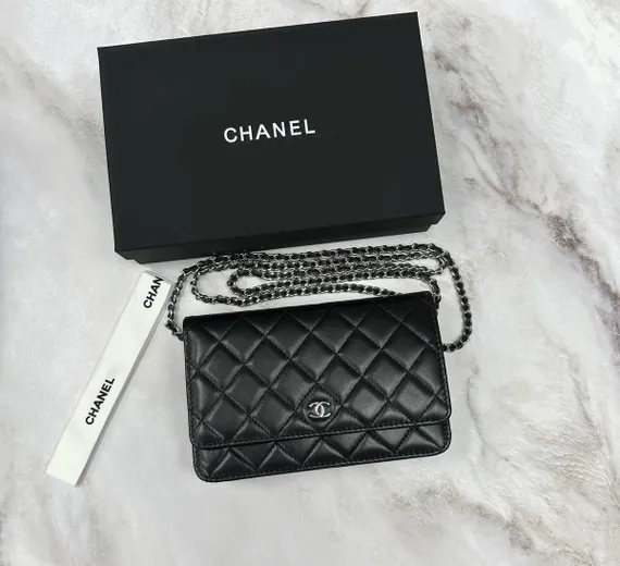 Классическая сумка-кошелек на цепочке Chanel Wallet On A Chain