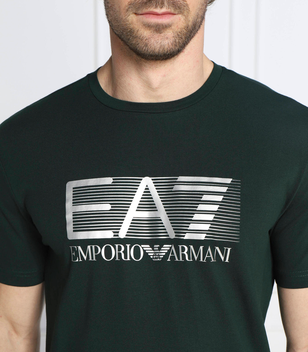 футболка EA7 - зеленый(6LPT62 PJ03Z)
