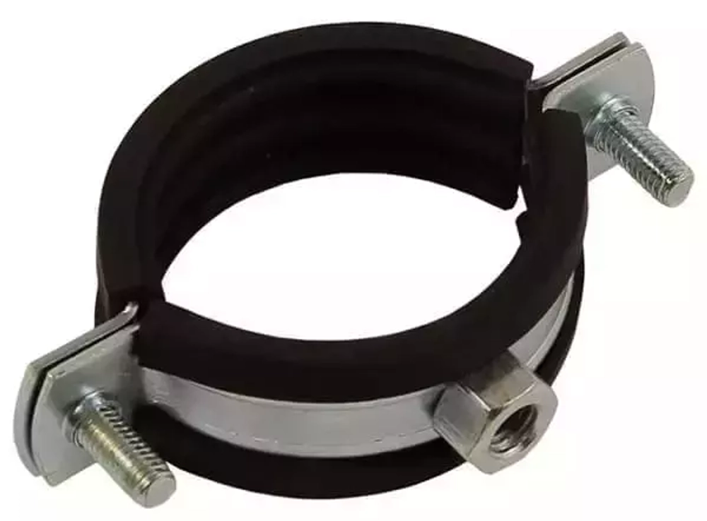 Хомут трубный 1_1/4" (38-43мм) VALFEX, в компл. шпилька М8*80, дюбель