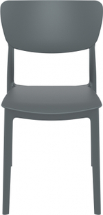 Стул пластиковый Siesta Contract Monna, темно-серый