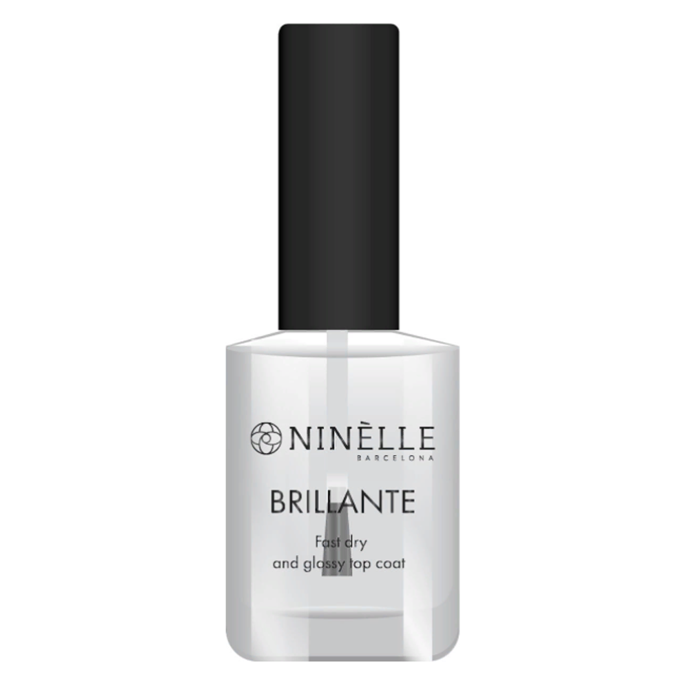 Ninelle Покрытие верхнее Brillante, с блеском, быстросохнущее, №204, 10 мл