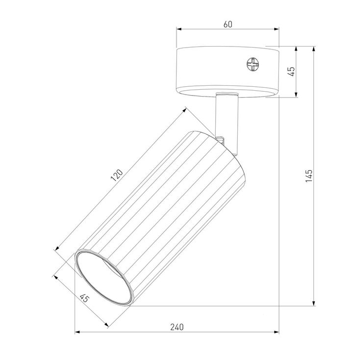 Светодиодный спот Eurosvet Arris 20098/1 Led черный
