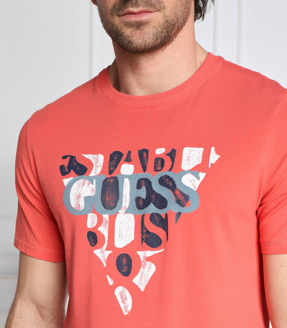 футболка GUESS - красный(M3RI12 J1314)