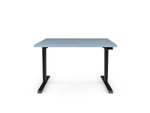 Регулируемый компьютерный стол Bazalt с регулировкой по высоте — столешница МДФ Серый