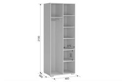 Шкаф двухстворчатый «Гламур»