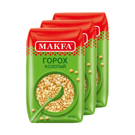 Горох колотый Макфа 800 гр