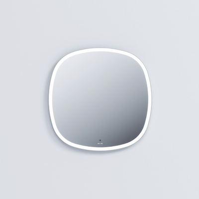 M8FMOX0551WGS Зеркало универсальное с контурной LED-подсветкой, ИК- сенсором, квадрат, 55 см