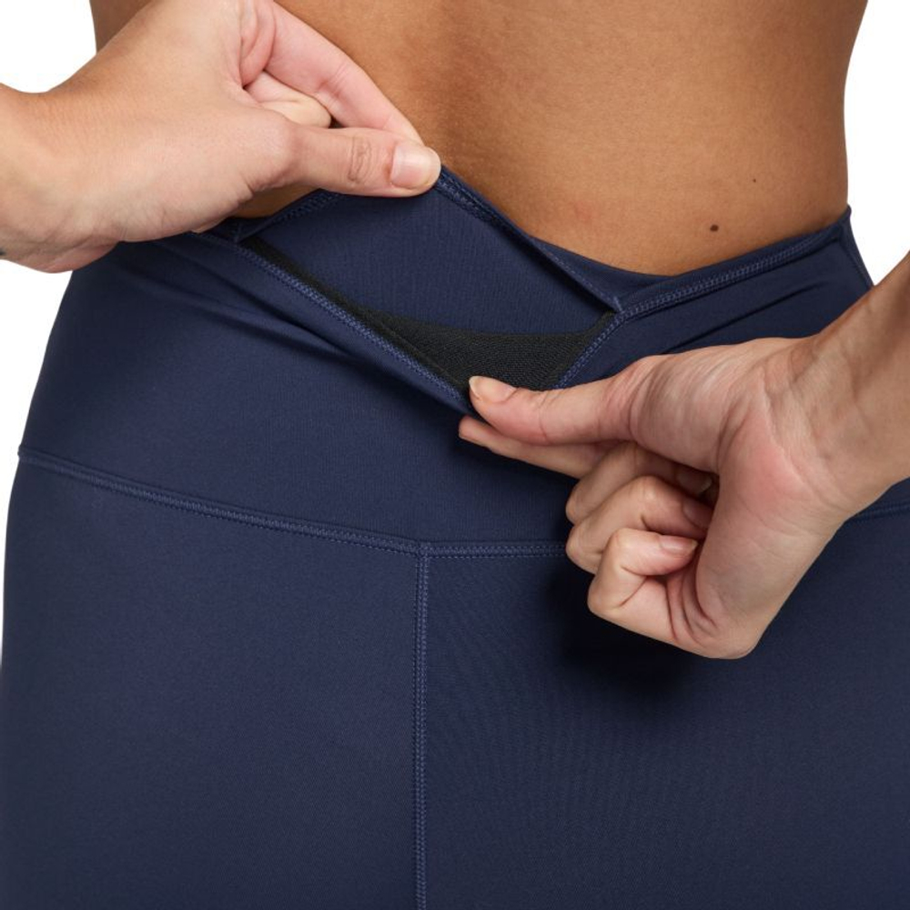 Женские леггинсы Nike One High Waist Full Length - midnight navy/white