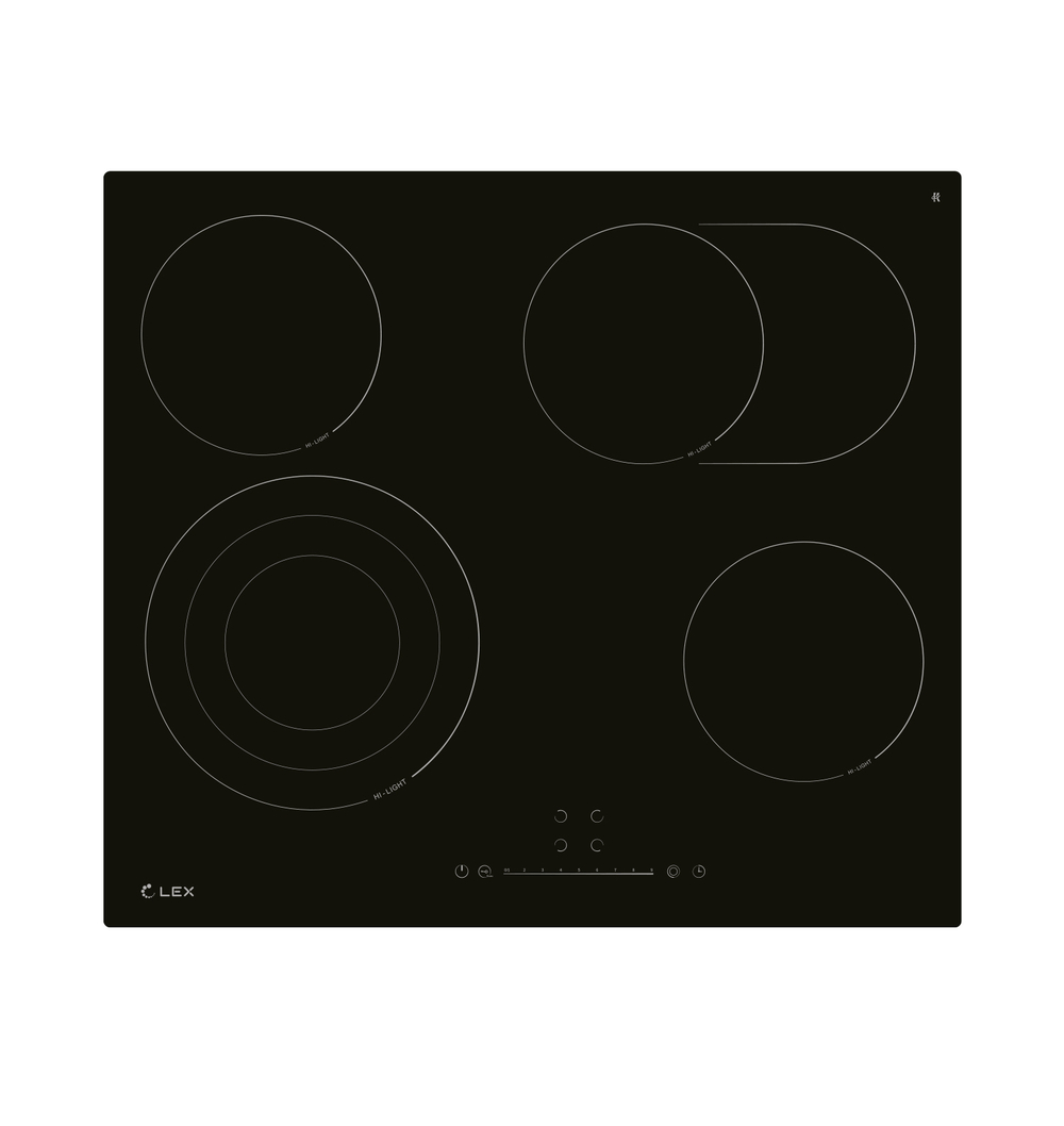Варочная поверхность Lex EVH 642D BL