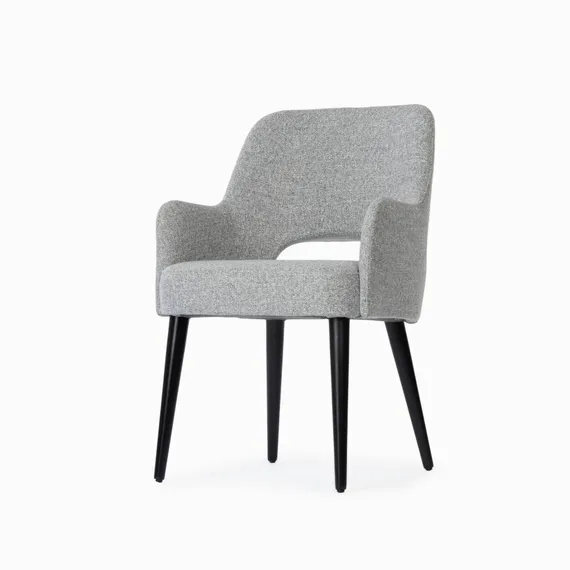 Стул Onsen 2, серый, черные ножки