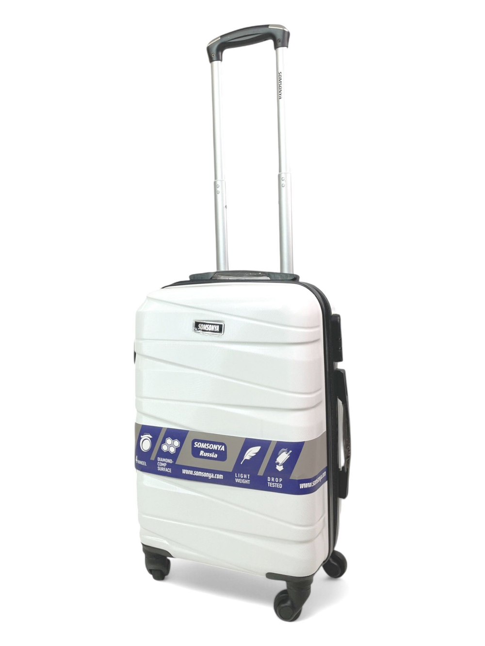 Ручная кладь Bon-Voyage Model Ten, Белый, XS