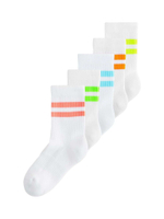 Носки хлопковые для мальчика Next AL5-808, 5 шт., Белый