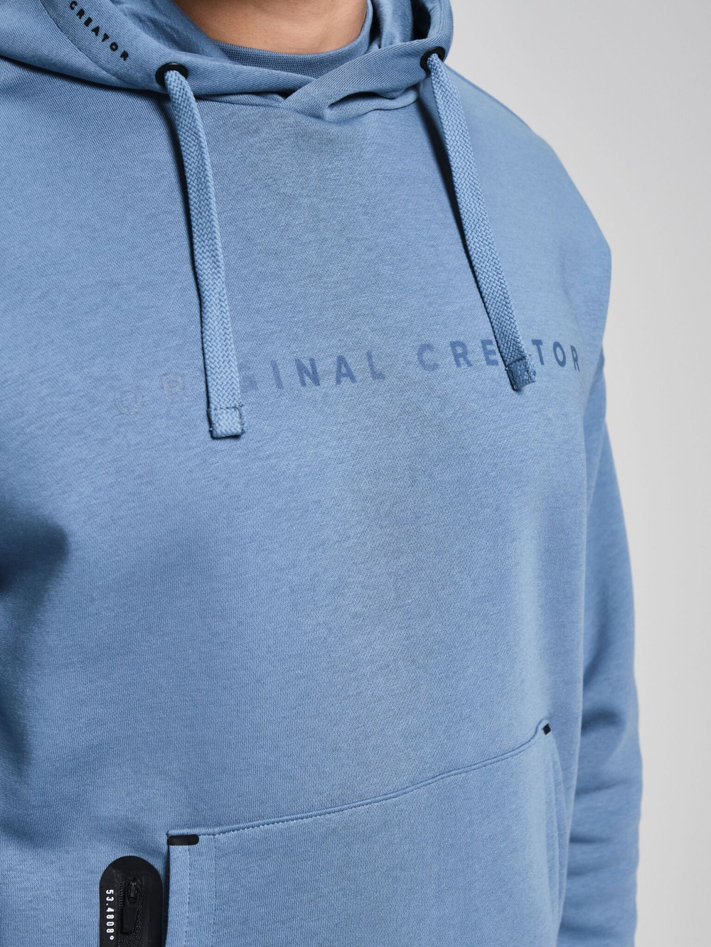 Худи мужское ORIGINAL CREATOR OVERHEAD HOODIE, Светло-синий