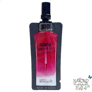 Тинт для губ пурпурно-розовый Beausta Shine Gloss Lip tint #2 Purple Pink, 4 мл.