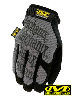 Перчатки полнопалые Mechanix Original (оригинальные). Серый