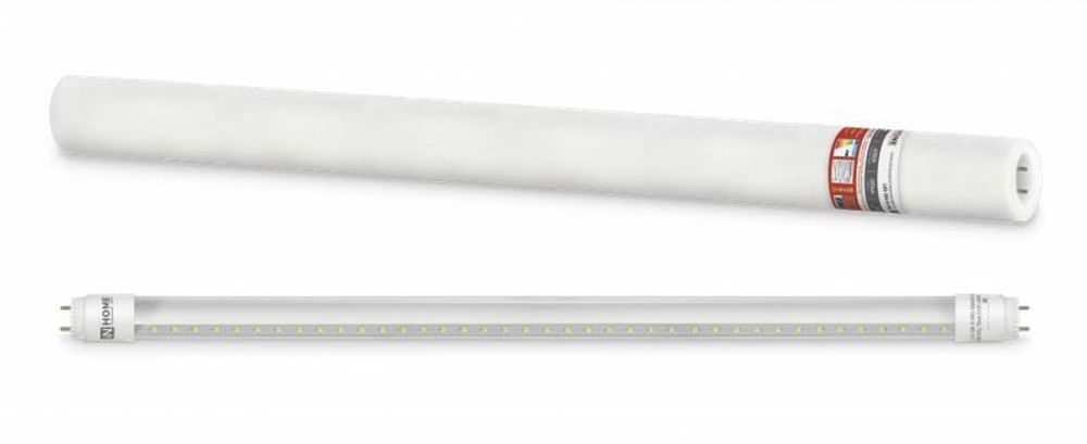 Лампа светодиодная LED-T8R-П-PRO 10Вт линейная прозрачная 4000К нейтр. бел. G13R 1000лм 150-275В 600мм поворотн. IN HOME 4690612030937 Лампа светодиодная LED-T8R-П-PRO 10Вт линейная прозрачная 4000К нейтр. бел. G13R 1000лм 150-275В 600мм поворотн. IN HOME 4690612030937