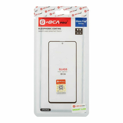 Стекло для переклейки Realme note 60 / 60x в сборе с OCA пленкой Черный