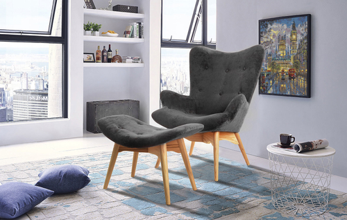 Кресло DC917 графит HE492-10