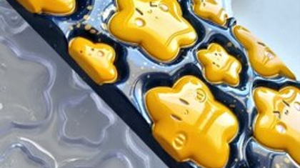 924 | Форма для шоколадных плиток "Звездопад" (275*175 мм)