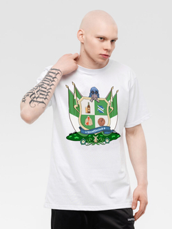 Футболка UNAFFECTED Герб Белый