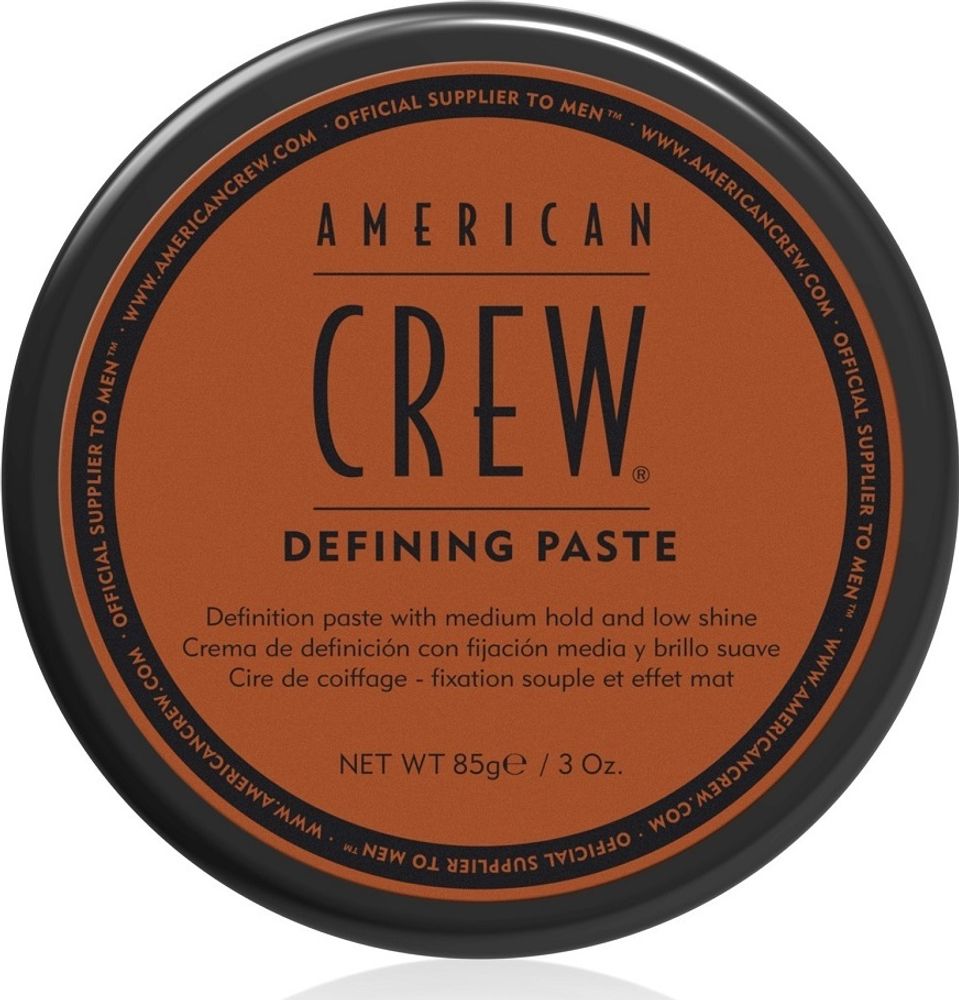 American Crew Defining Paste - Паста со средней фиксацией и низким уровнем блеска для укладки волос 85 г