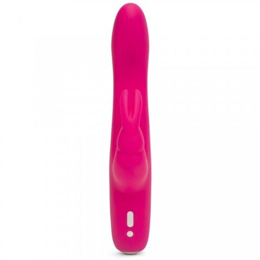 Вибратор Happy Rabbit Slimline Curve розовый