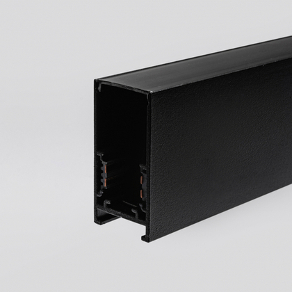 Магнитный накладной трековый шинопровод Terra MKT-2S-200-B 2м Черный