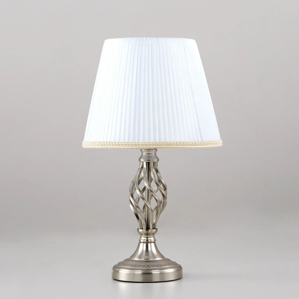 Citilux Вена CL402811 Настольная лампа с абажуром Хром