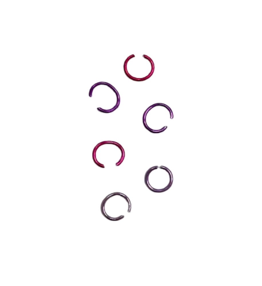 Набор фигурок кольца для пирсинга №2