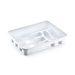 Лоток для столовых приборов. белый