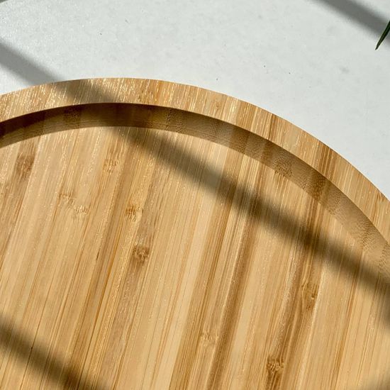 Блюдо для подачи, d=35 см, бамбук