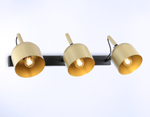 Настенно-потолочный спот TR97109/3 GD/BK золото/черный E27*3 max 40W D130*223*273*550