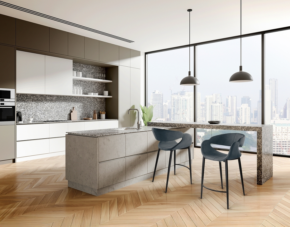 Giro II Полубарный стул темно-синий