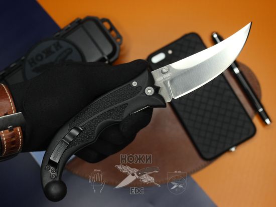 Складной нож Коллекционный Cold Steel Scimitar Plain 25S c клинком из стали VG-1, рукоять Zytel