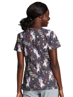 Топ медицинский женский Dickies DK700, единороги, XL