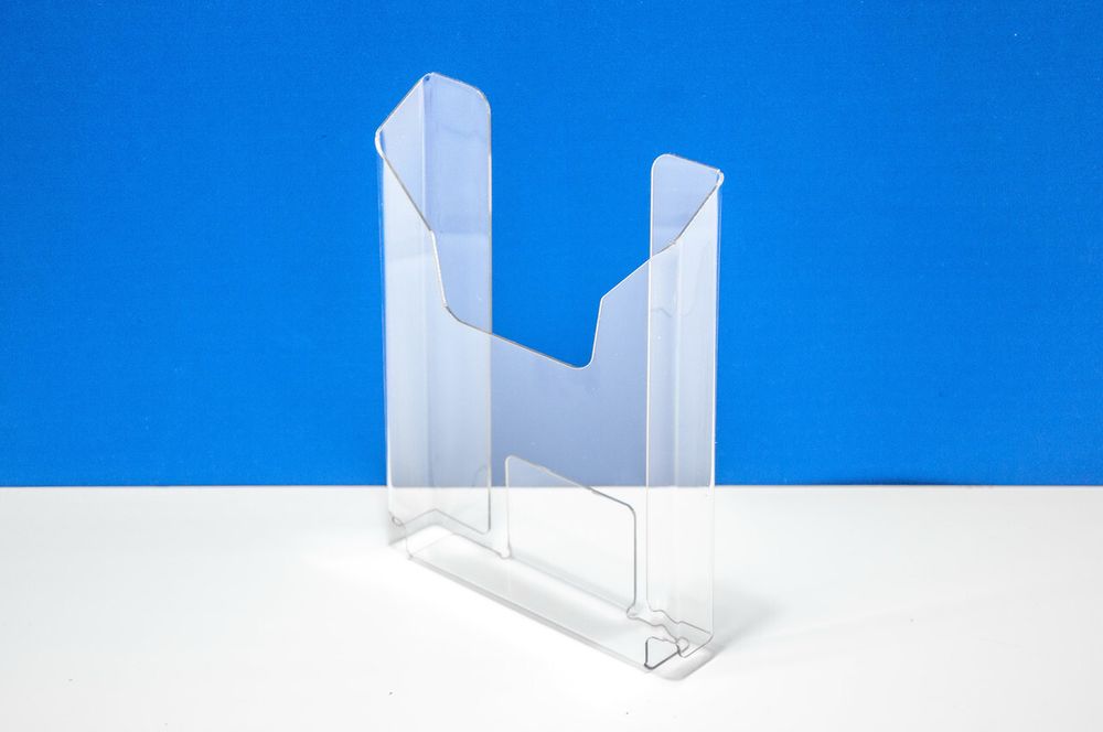 Карман буклетница А5 верт 30мм 1,5 ПЭТ + скотч