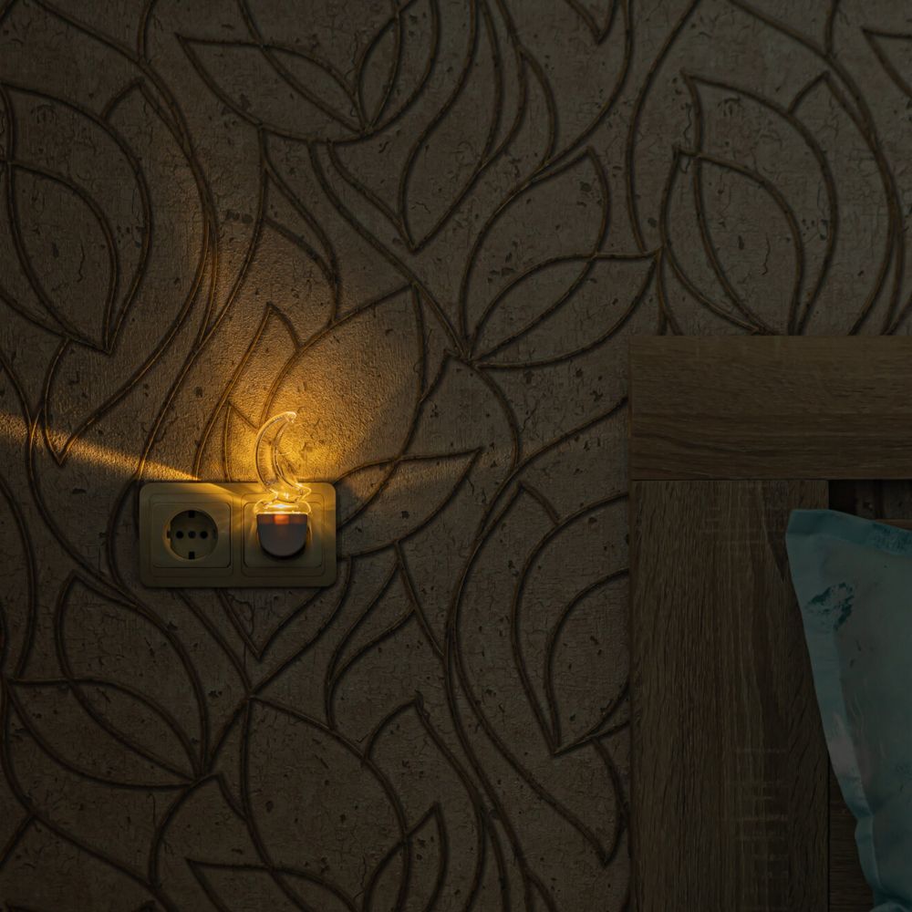 DTL-315 Месяц-White Светильник-ночник. Без выключателя. Белый. ТМ Uniel