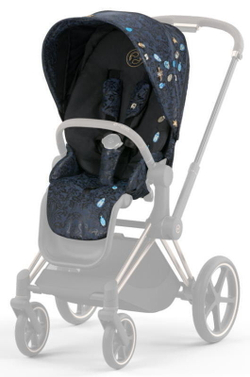 Коляска 2 в 1 Cybex Priam IV Rosegold Jewels of Nature
