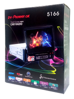 Автомагнитола с выездным экраном 7"/1DIN MP5MP3 Player DV-Pioneer.OK 5166