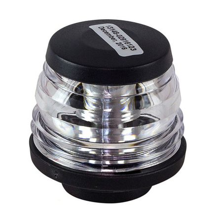 Огонь топовый диам. 60x62 мм, пластиковый корпус, 12-24 В, 2 Вт, LED, Ba15d