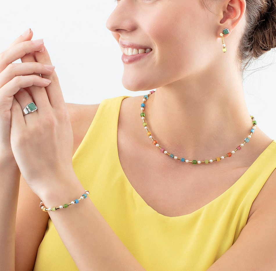 Серьги Coeur de Lion Green-Silver 1200/21-0517