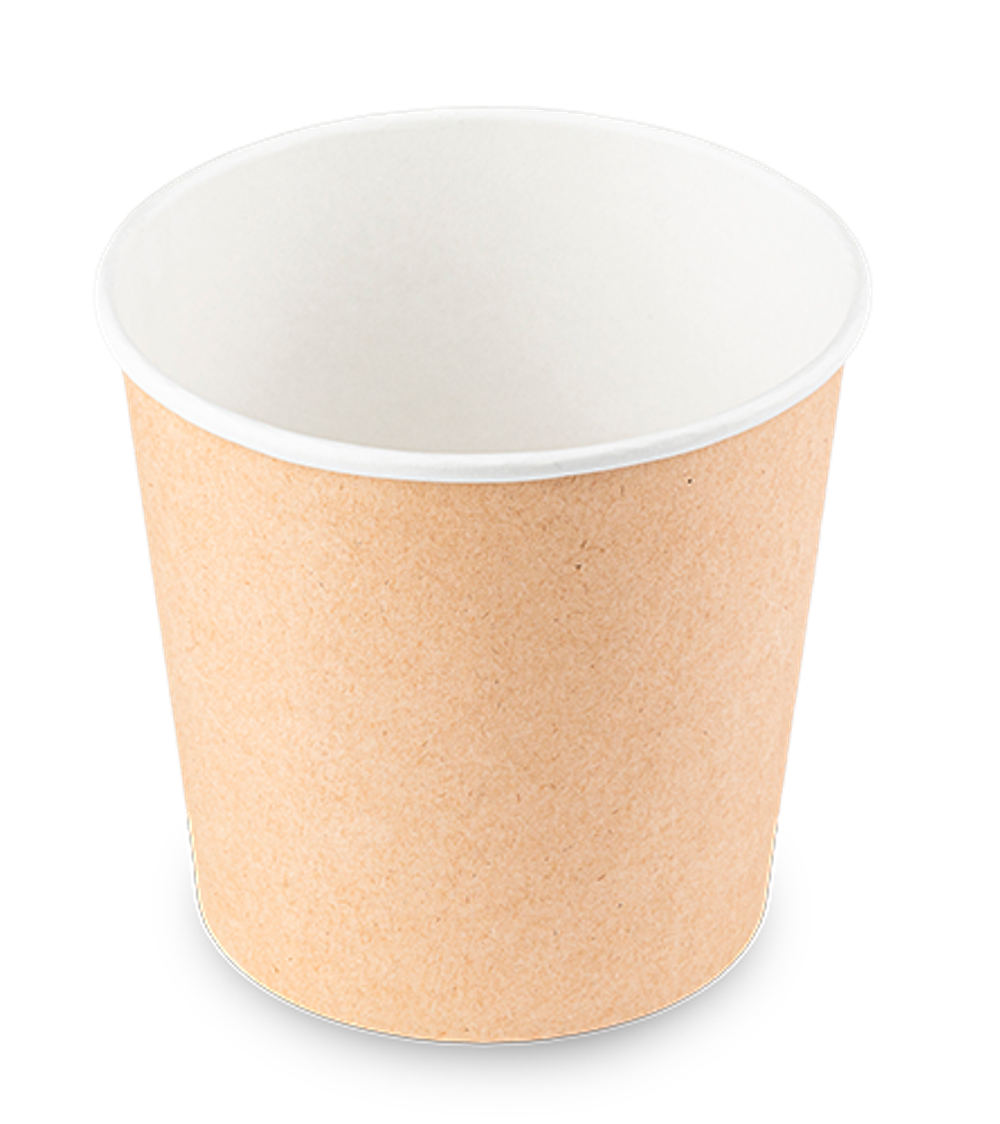 OSQ Упаковка Round Bowl крафт 500 БЕЗ КРЫШКИ (1/30/450)