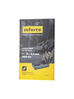 Набор сверл по металлу HSS-Co (25 шт; 1-13 мм) Inforce 11-01-327