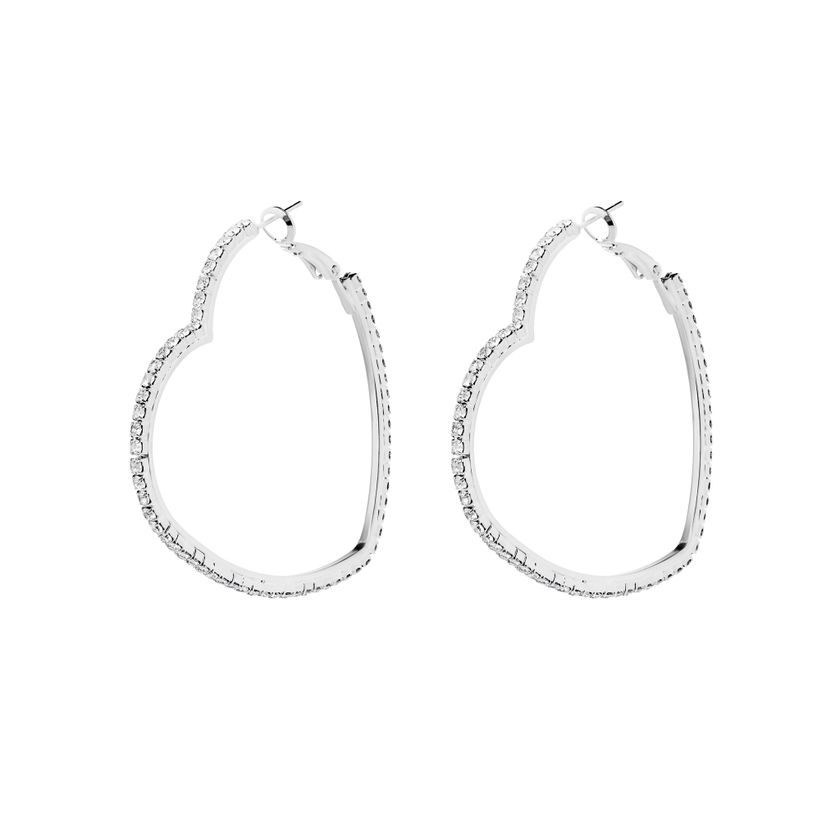 Серьги Изящное Сердце – Серебро