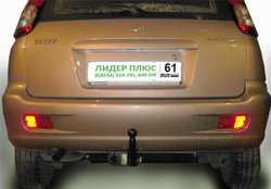 Фаркоп(прицепное) Лидер-Плюс для CHEVROLET REZZO (KLAU) (минивен) 2004-2008(паспорт и сертификат в комплекте)(без электрики)C209-A