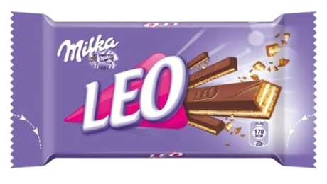 Шоколадные вафли Milka Leo