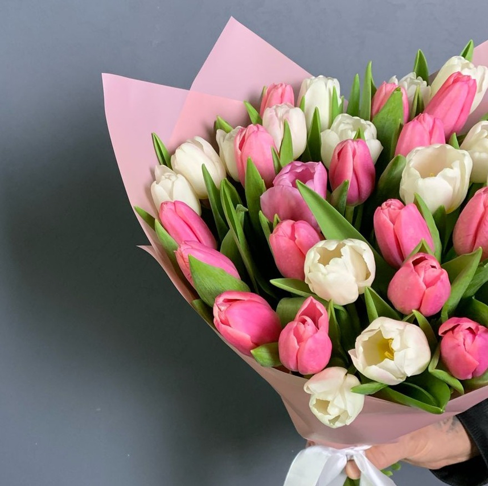 Тюльпаны Микс в упаковке